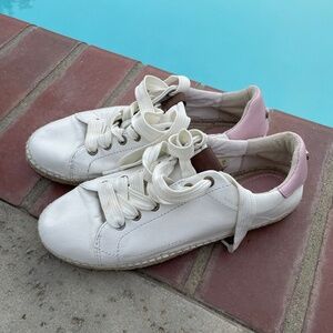 Coach leather espadrille sneakers